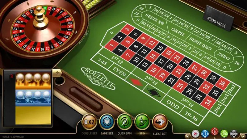 Thông tin về các cửa cược khi chơi Roulette